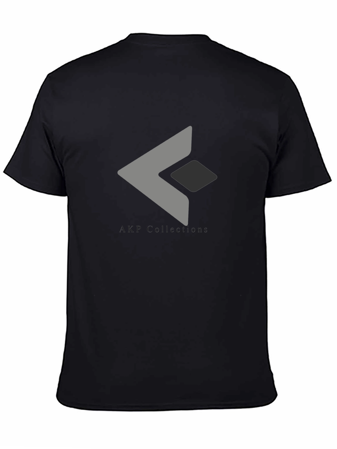 Black Modern Graphic Tee - Arrow Design view 4