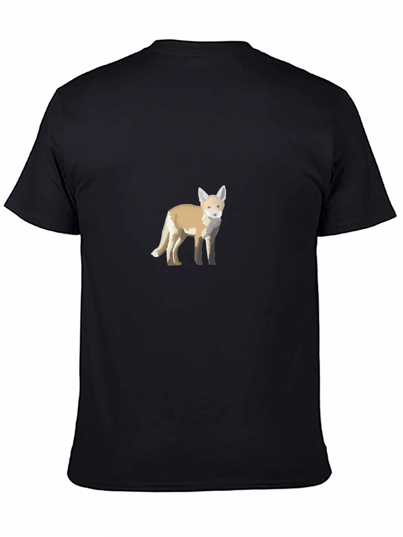 Black Fox Graphic Black T-Shirt - Stylish Casual Wear view 4