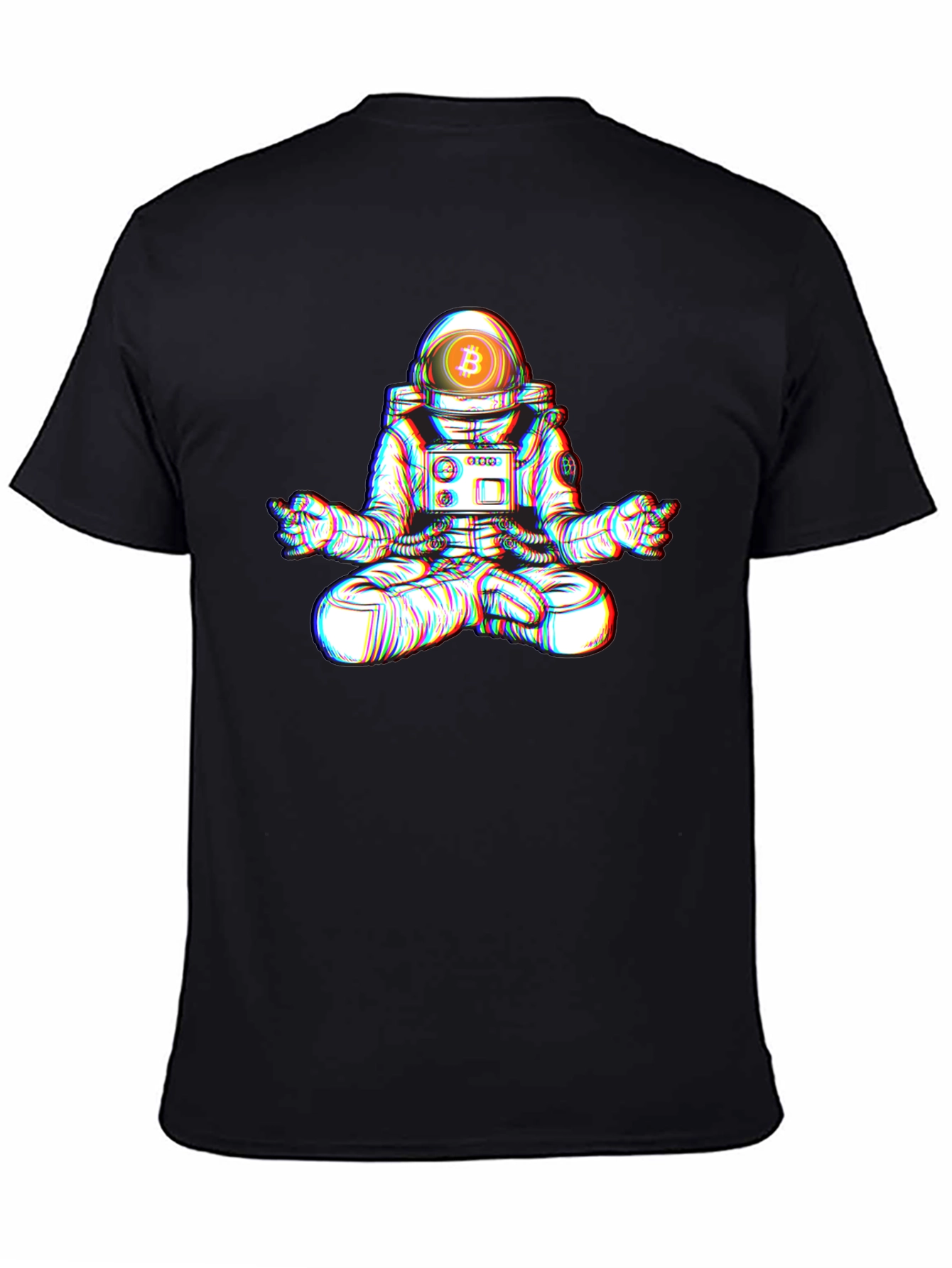Bitcoin Astronaut Meditation T-Shirt - 4