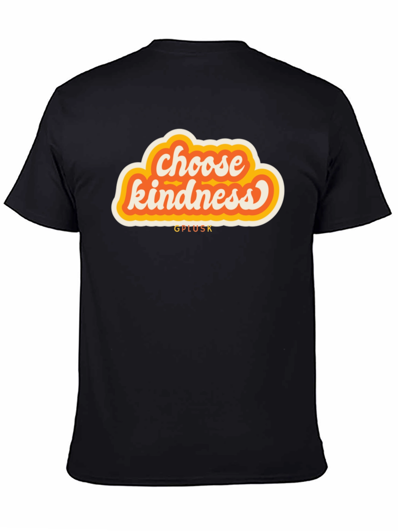 Black Choose Kindness Graphic Tee - Soft Cotton Blend view 4