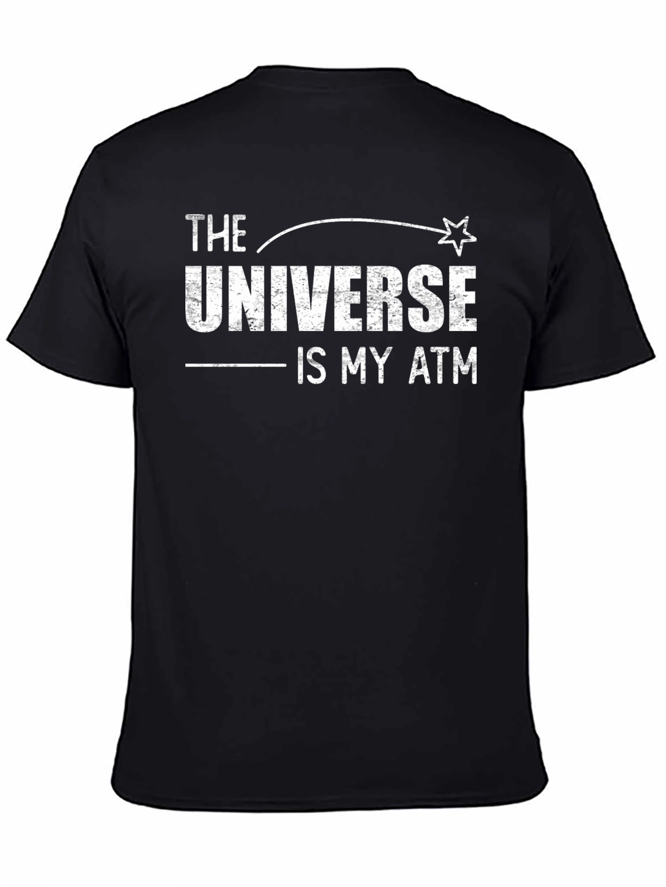 Black Universe is My ATM Graphic T-Shirt view 4