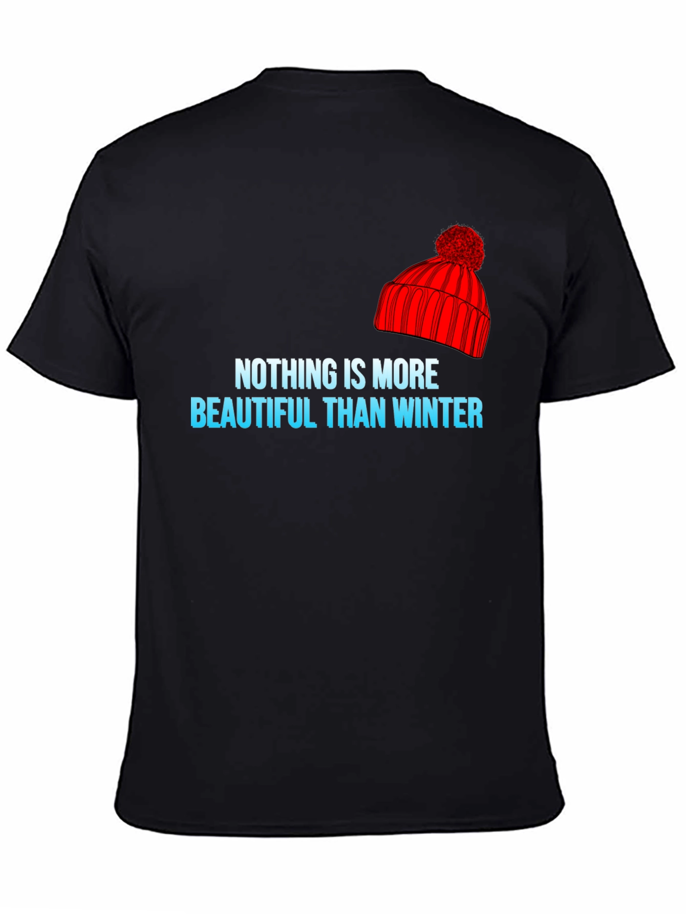 Black Winter's Beauty Graphic Tee view 4