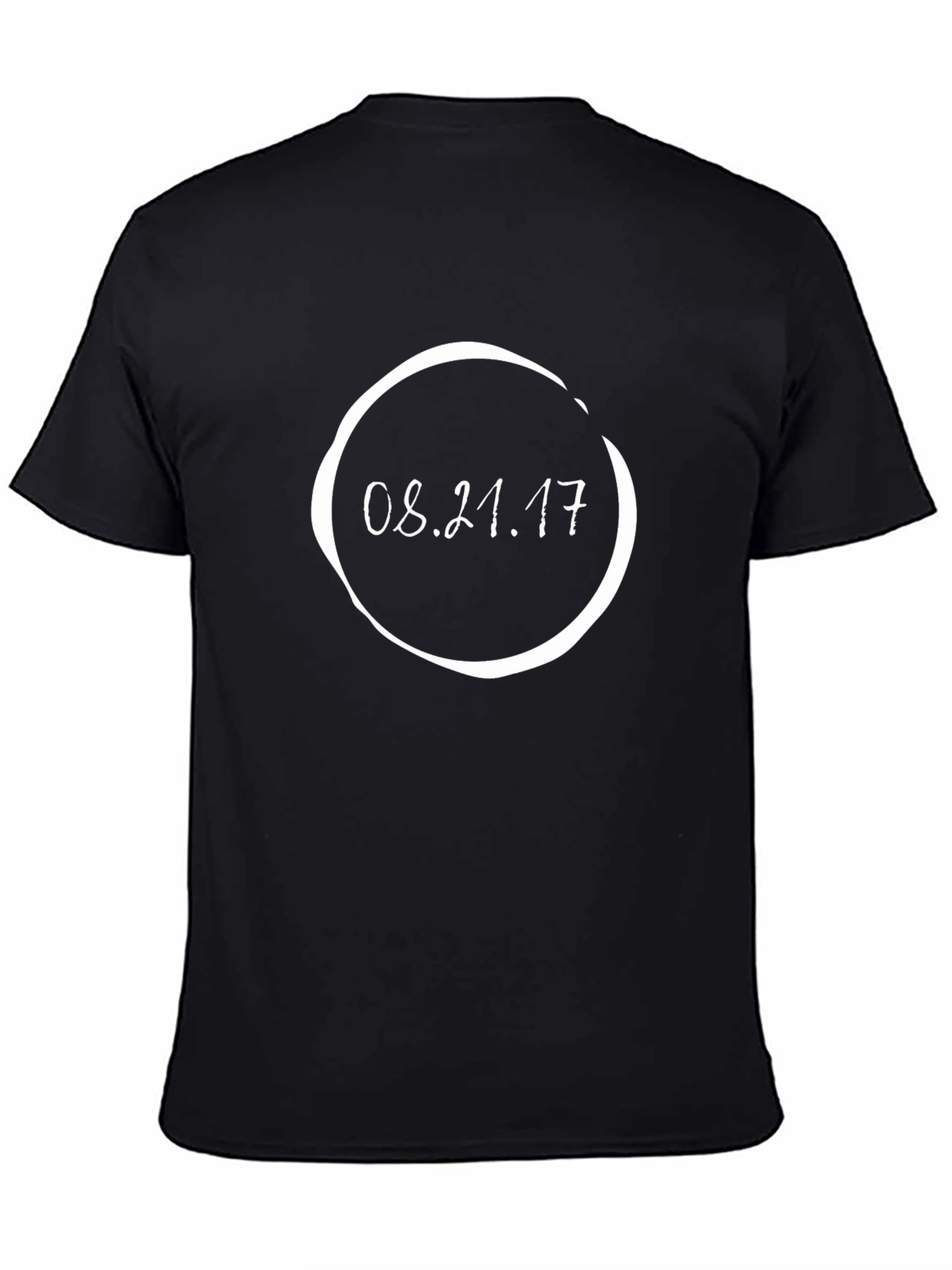 Black Eclipse Date T-Shirt - August 21, 2017 view 4