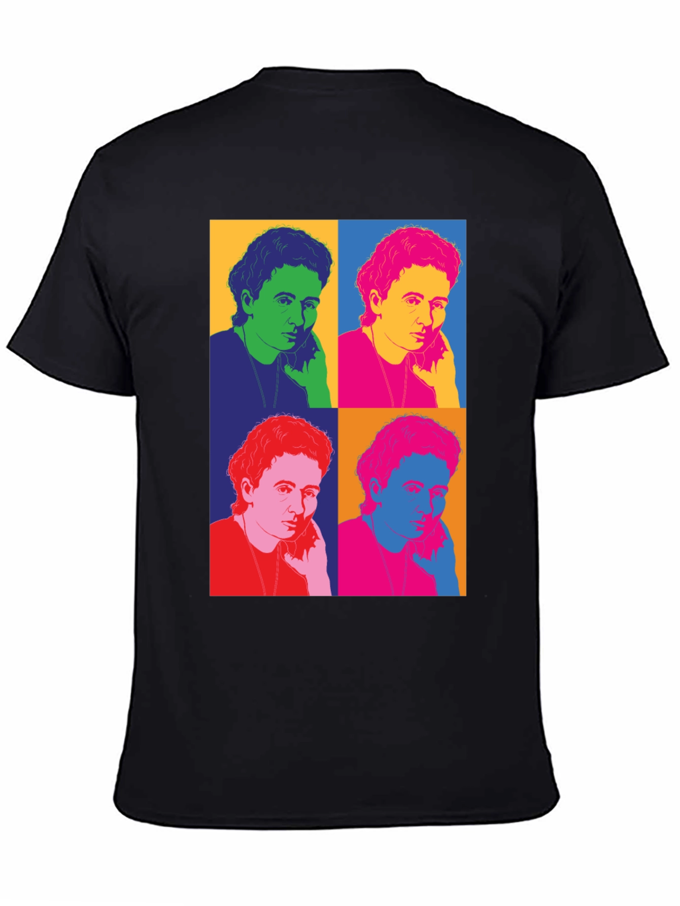 Black Pop Art T-Shirt view 4