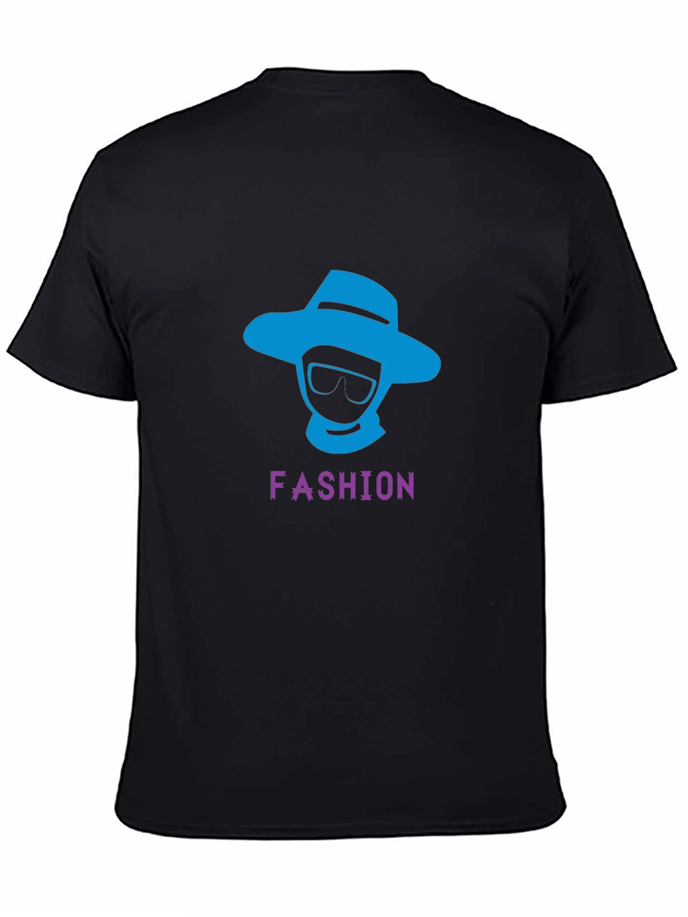 Black Men's Fashion Graphic Tee - Stylish & Trendy view 4