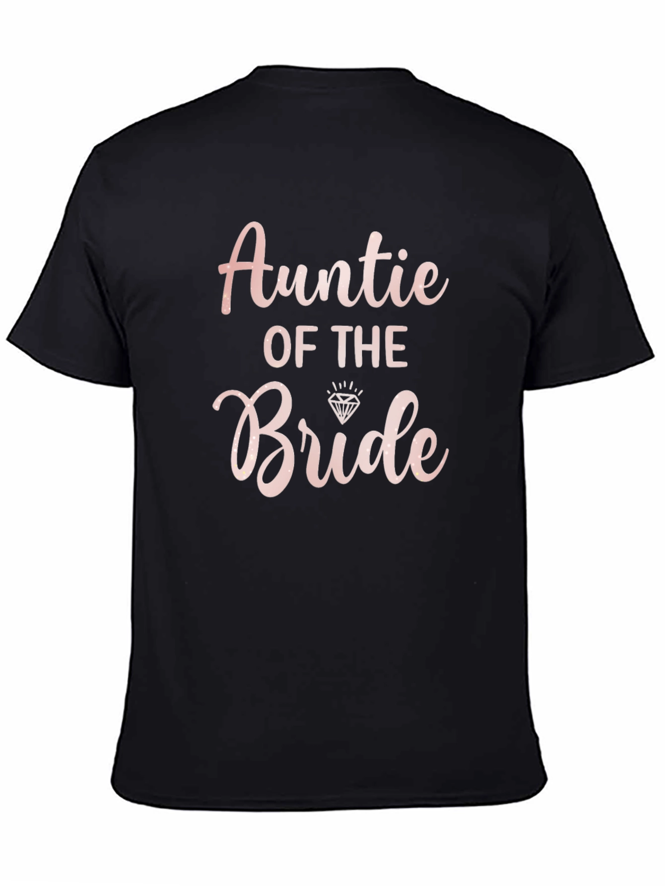 Auntie of the Bride Wedding T-Shirt - 4