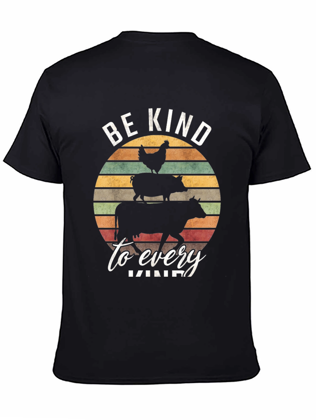 Black Be Kind to Every Kind T-Shirt view 4