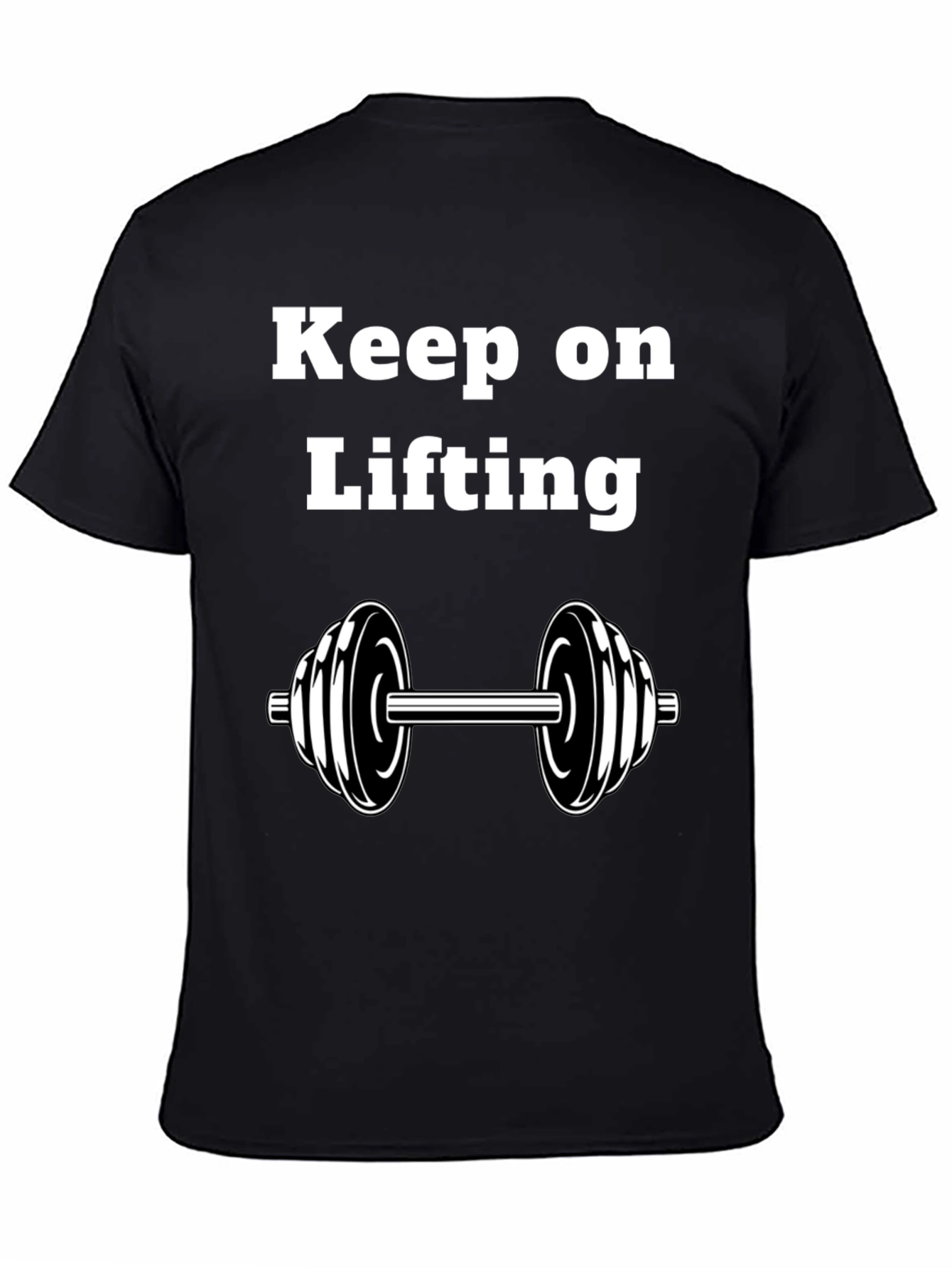 Black Keep On Lifting T-Shirt view 4