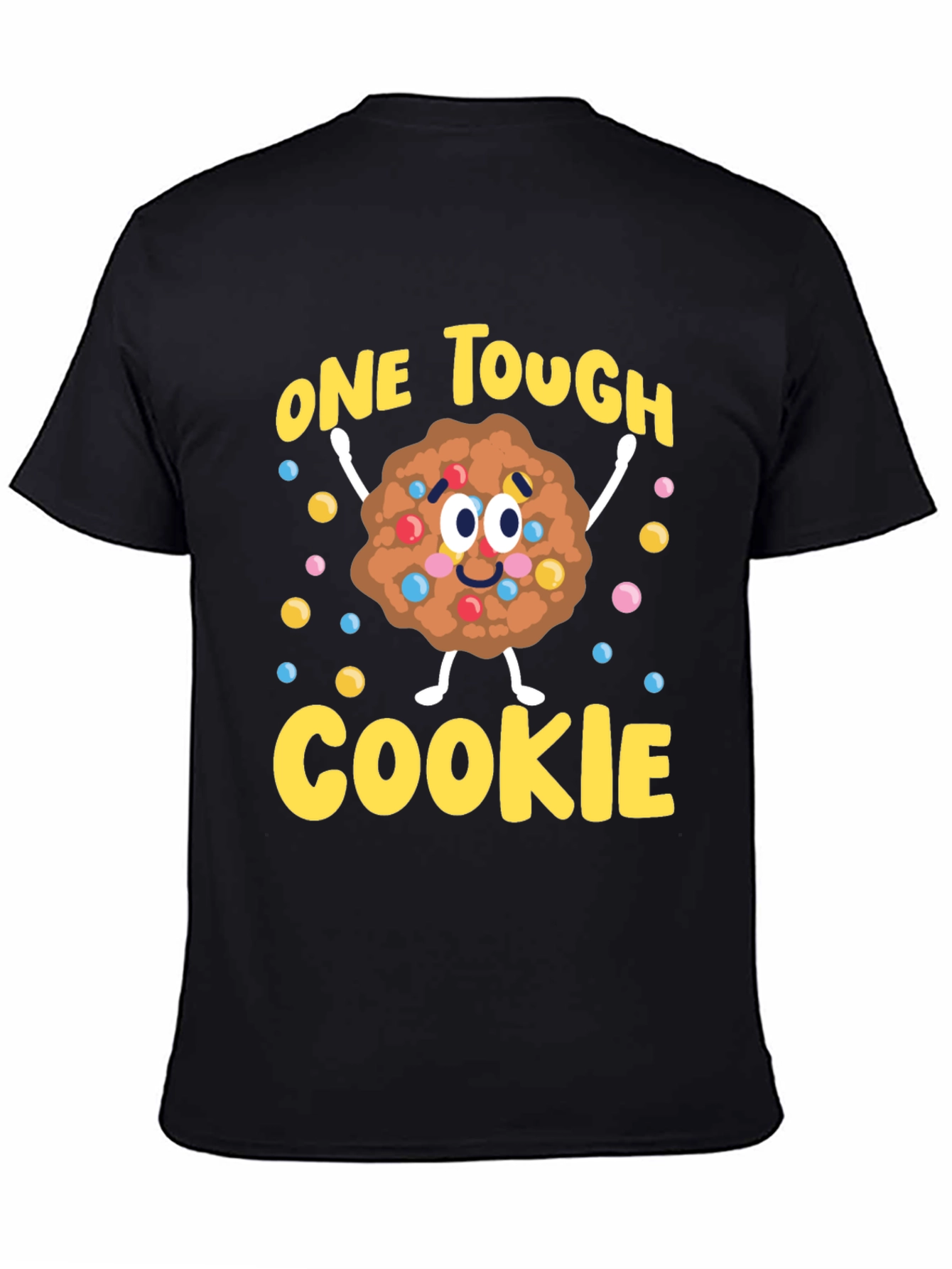 Black One Tough Cookie Graphic T-Shirt view 4