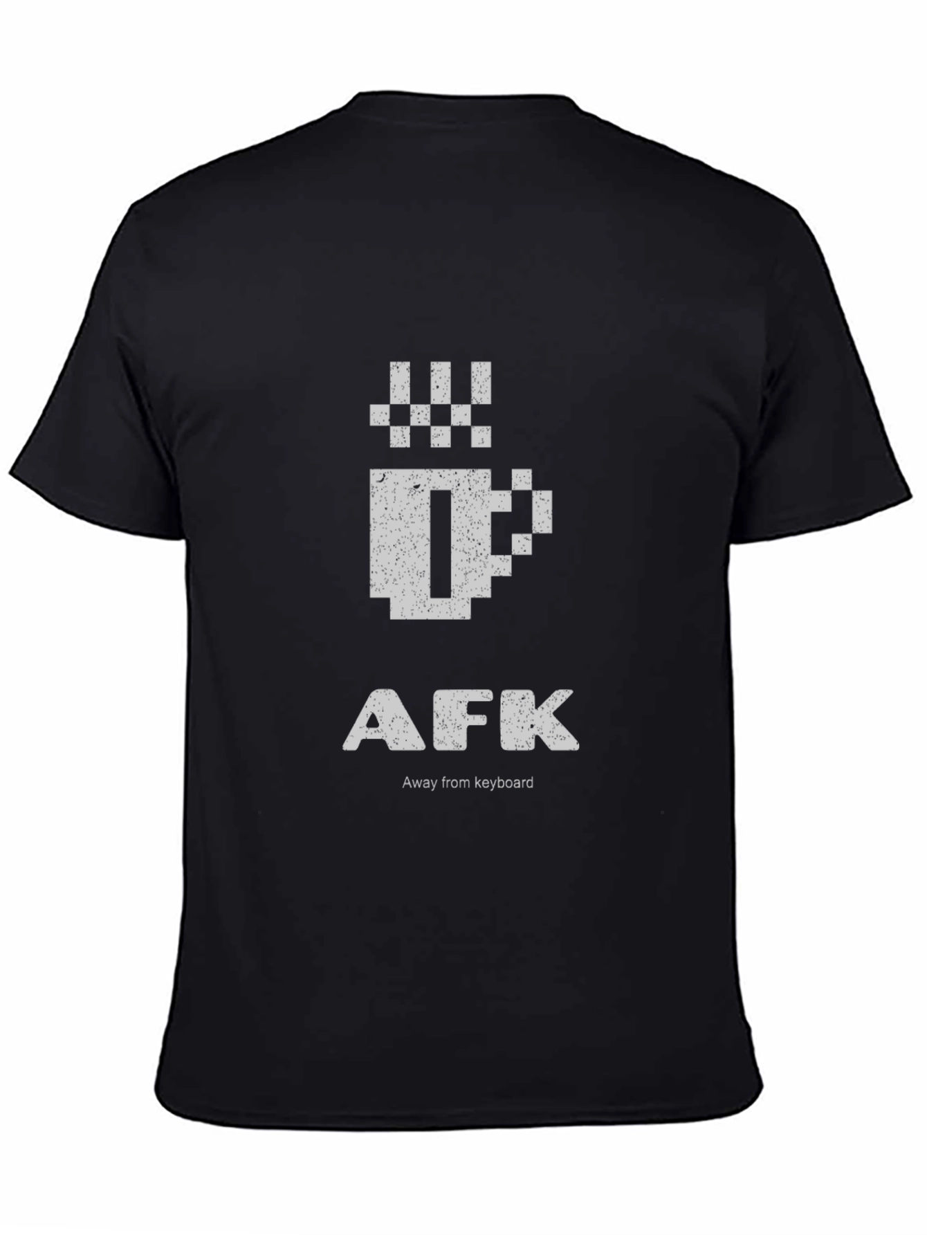Black AFK Gamer T-Shirt - Away From Keyboard Coffee Tee view 4