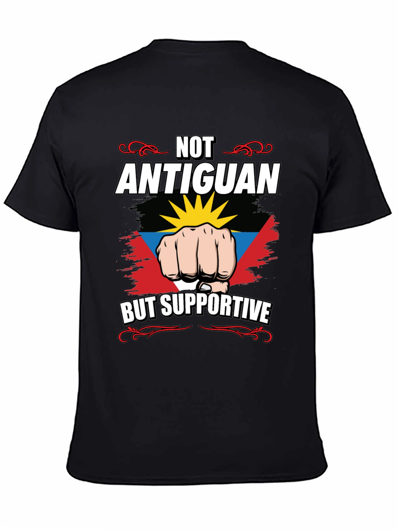 Antiguan Supportive Graphic T-Shirt - 4