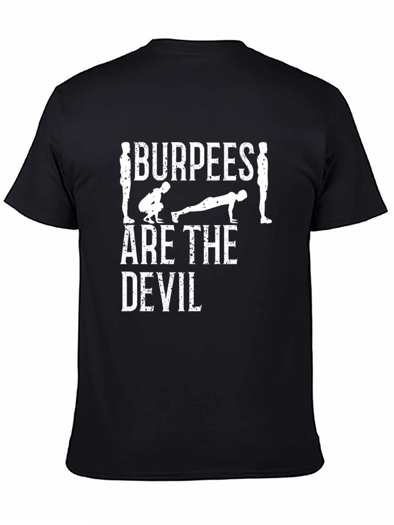 Black Burpees Are The Devil Graphic Tee view 4