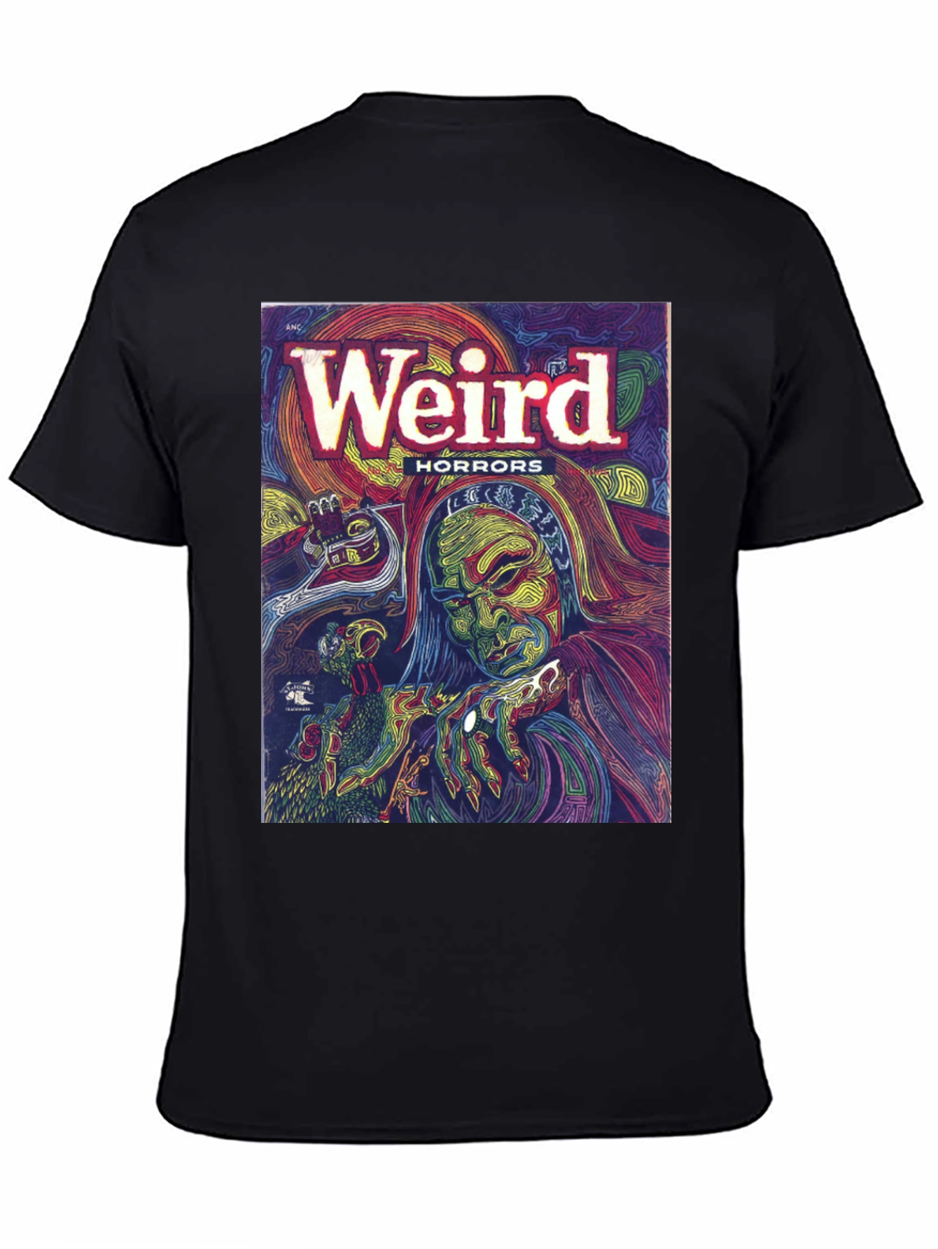 Weird Horrors Graphic Tee - Retro Comic Book Shirt - 4