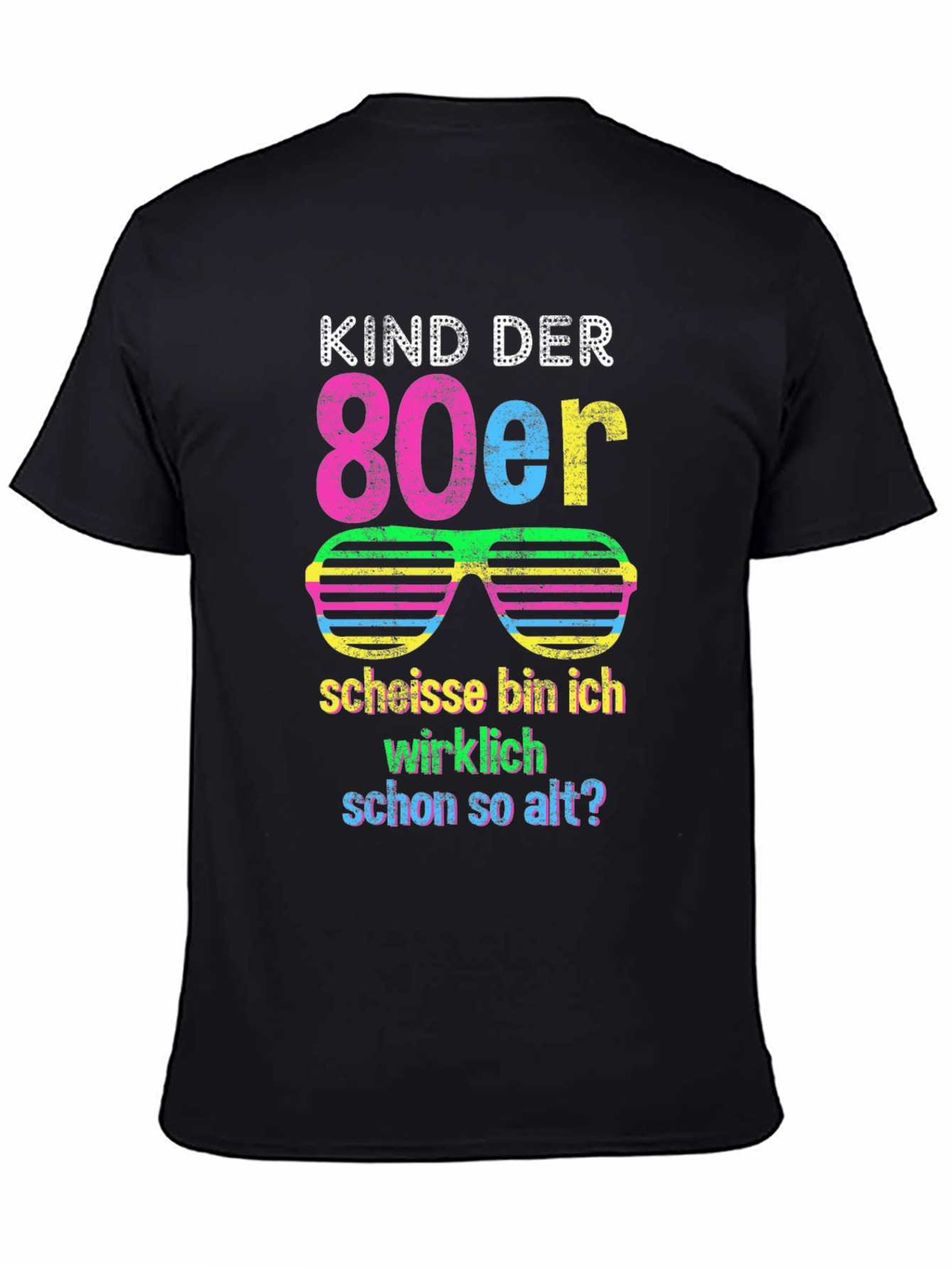 Black Kind der 80er T-Shirt - Retro 80s Design view 4
