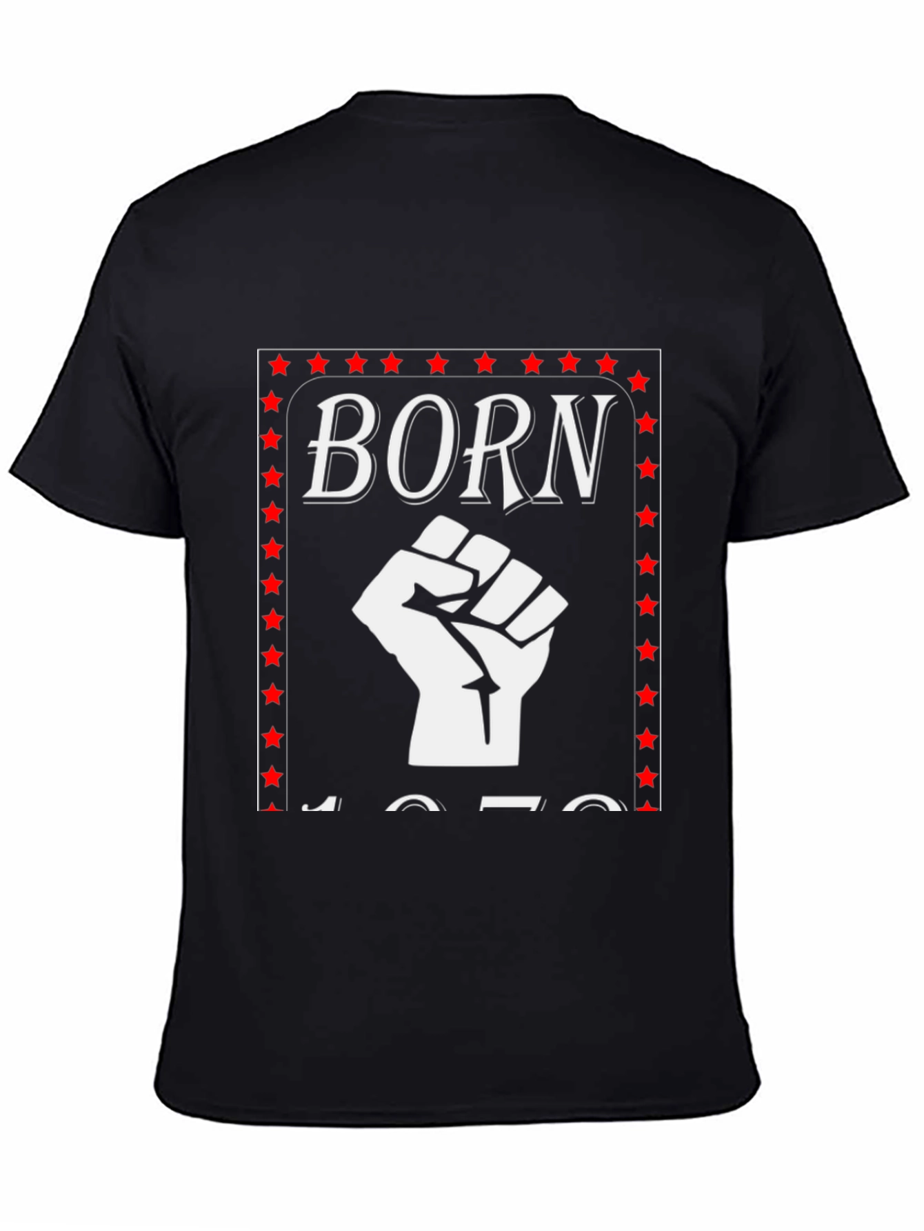 Born 1970 Fist Graphic Tee - Black - 4