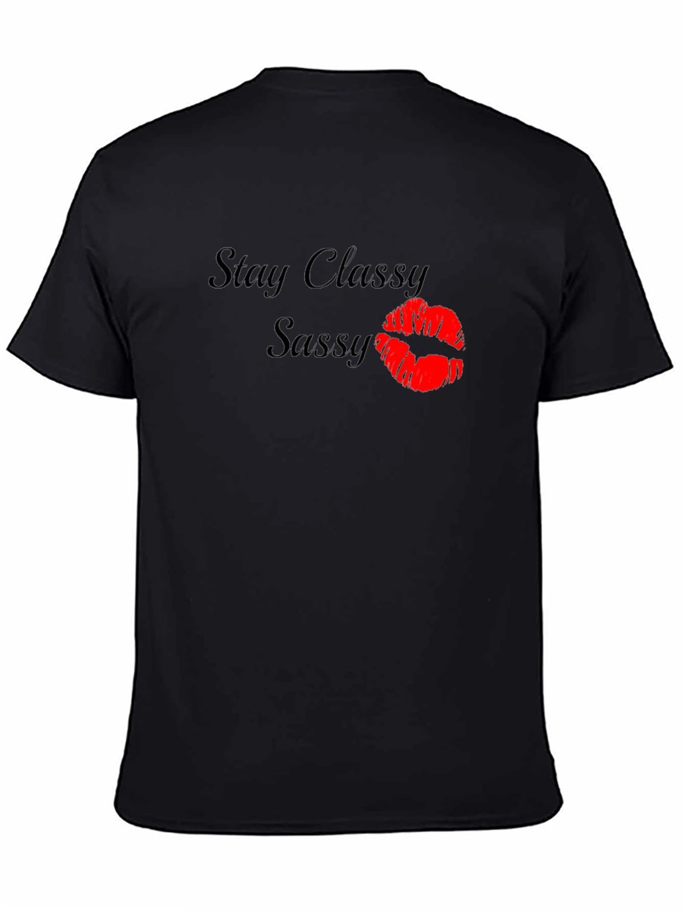 Black Stay Classy Sassy Graphic Tee view 4