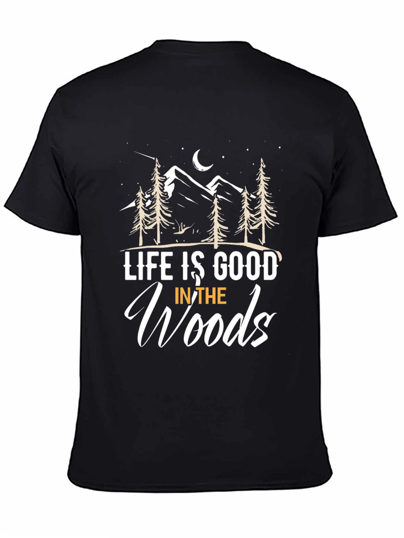 Black Life is Good in the Woods T-Shirt view 4
