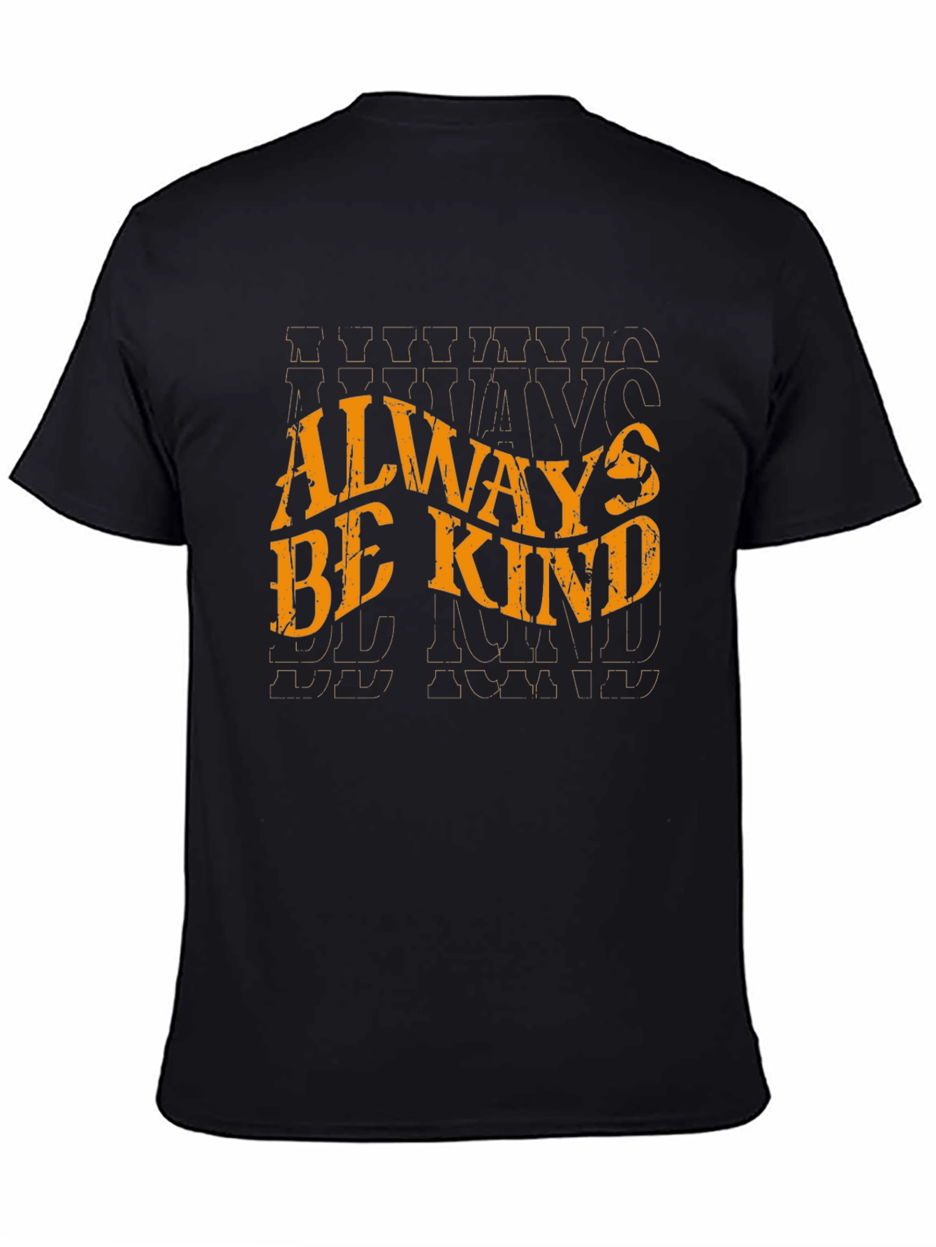 Black Always Be Kind Graphic Tee - Casual Comfort view 4