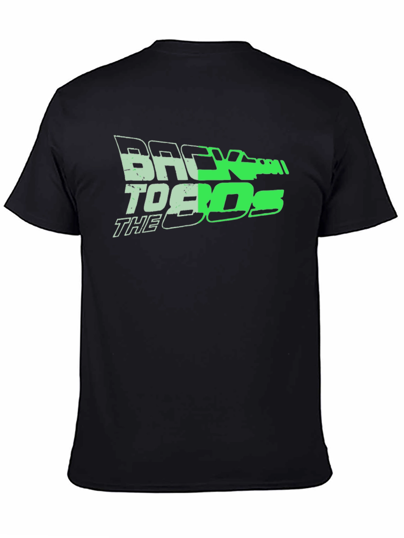Black Back to the 80s Black T-Shirt view 4