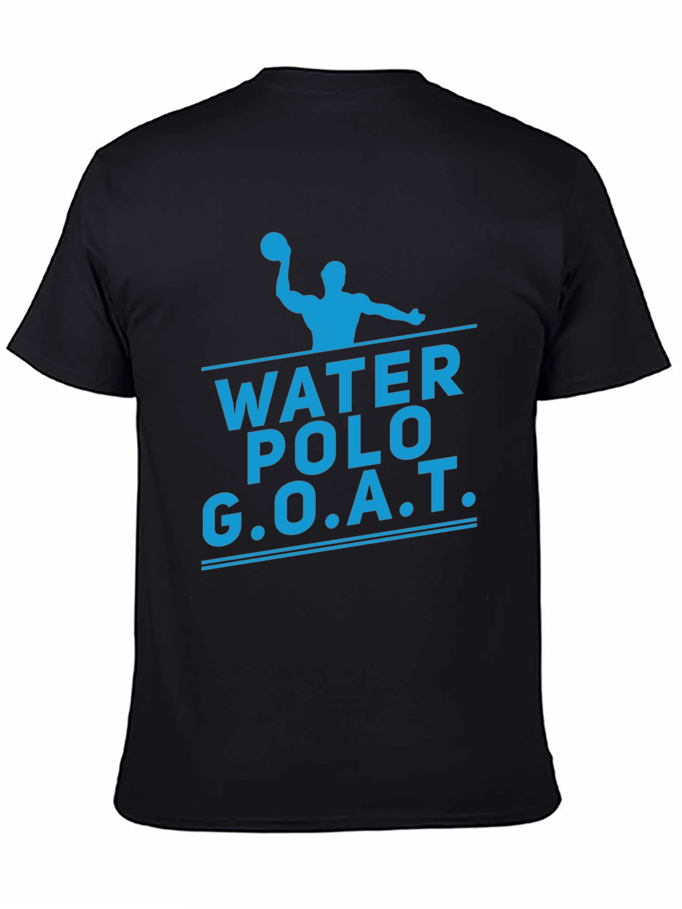 Black Water Polo GOAT T-Shirt - Black view 4