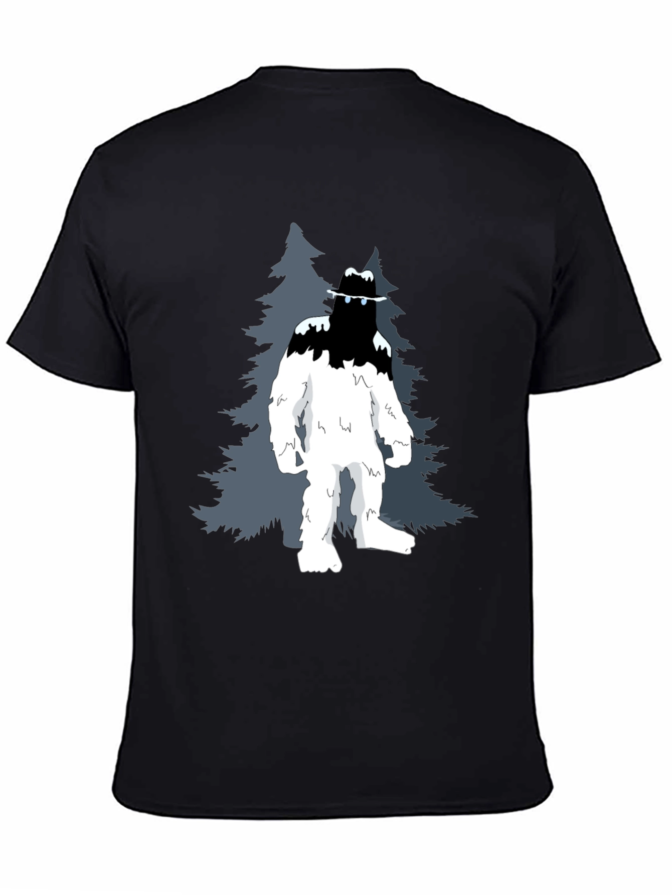 Black Sasquatch Graphic Tee - Mystery in the Mountains view 4