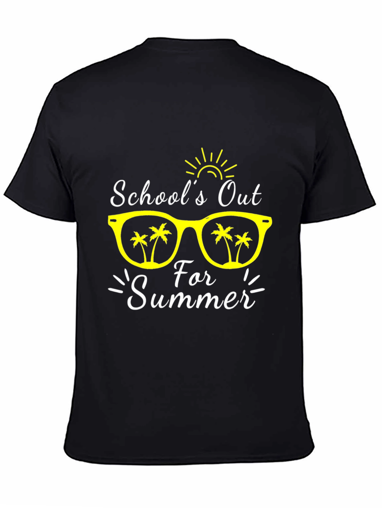 Black School's Out for Summer Graphic T-Shirt view 4