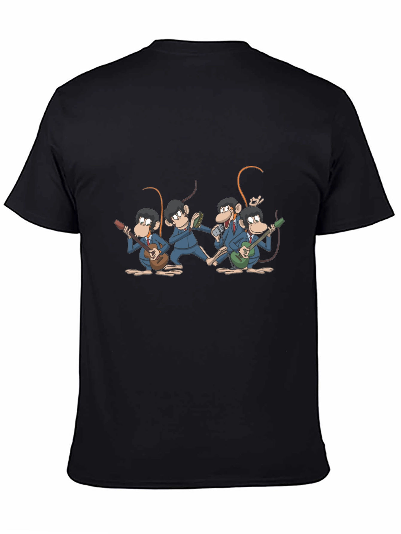 Black Monkey Beatles Band T-Shirt view 4