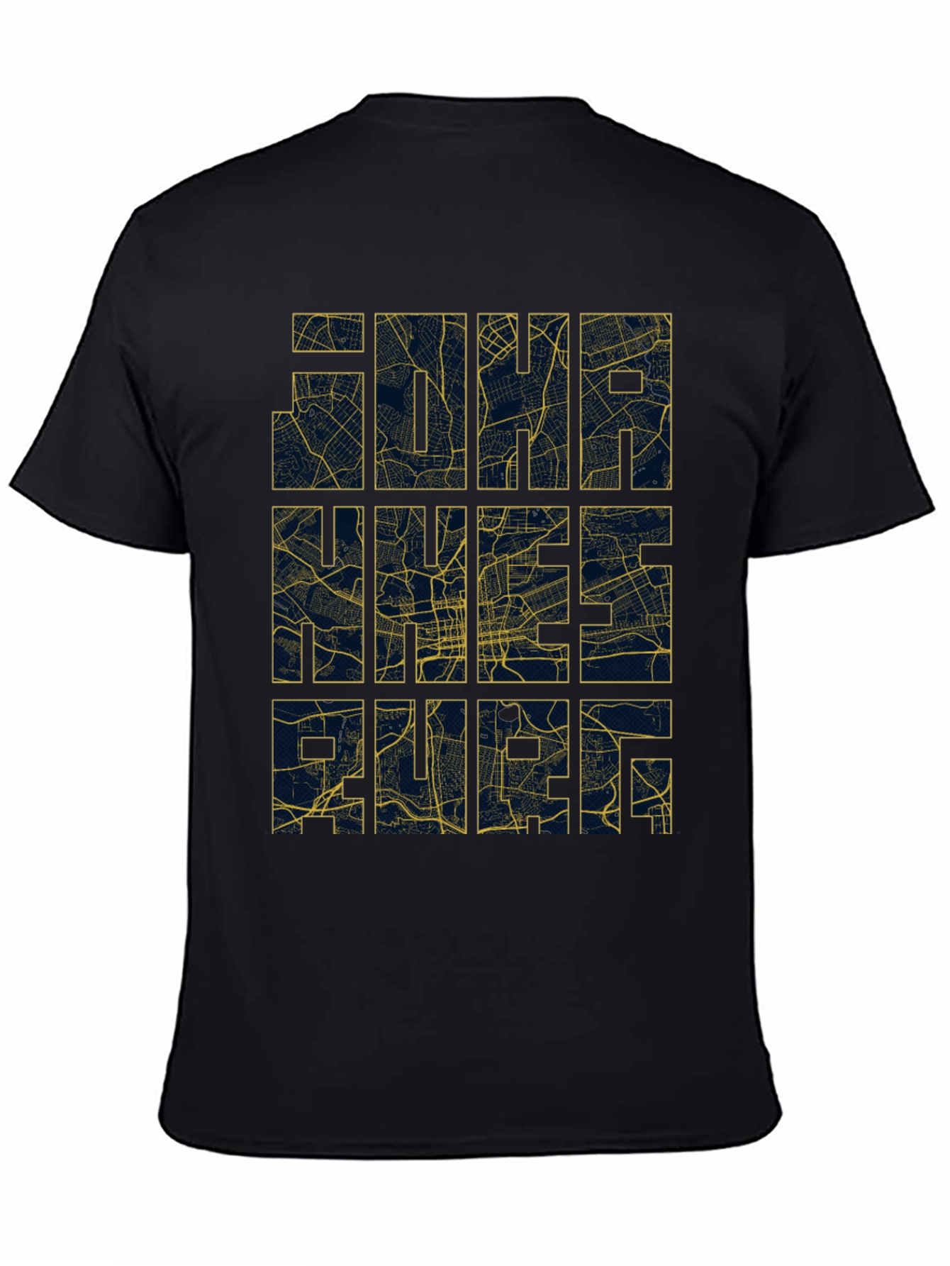 City Map Graphic Print T-Shirt - 4