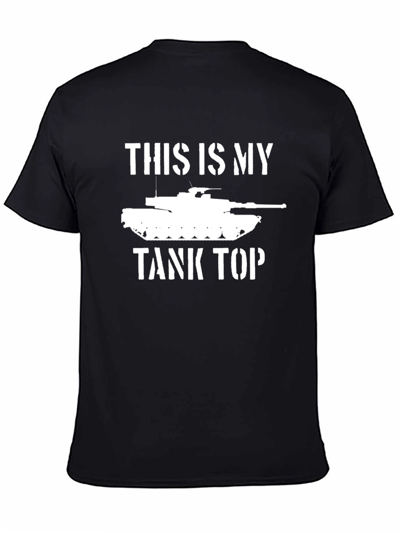 Black This is My Tank Top T-Shirt view 4