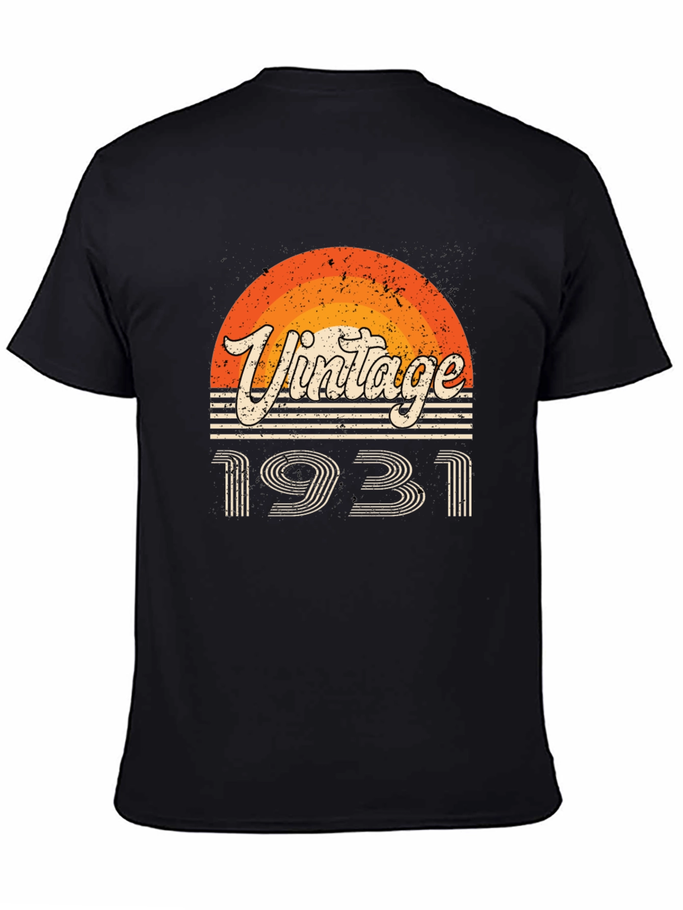 Black Vintage 1931 Graphic T-Shirt view 4