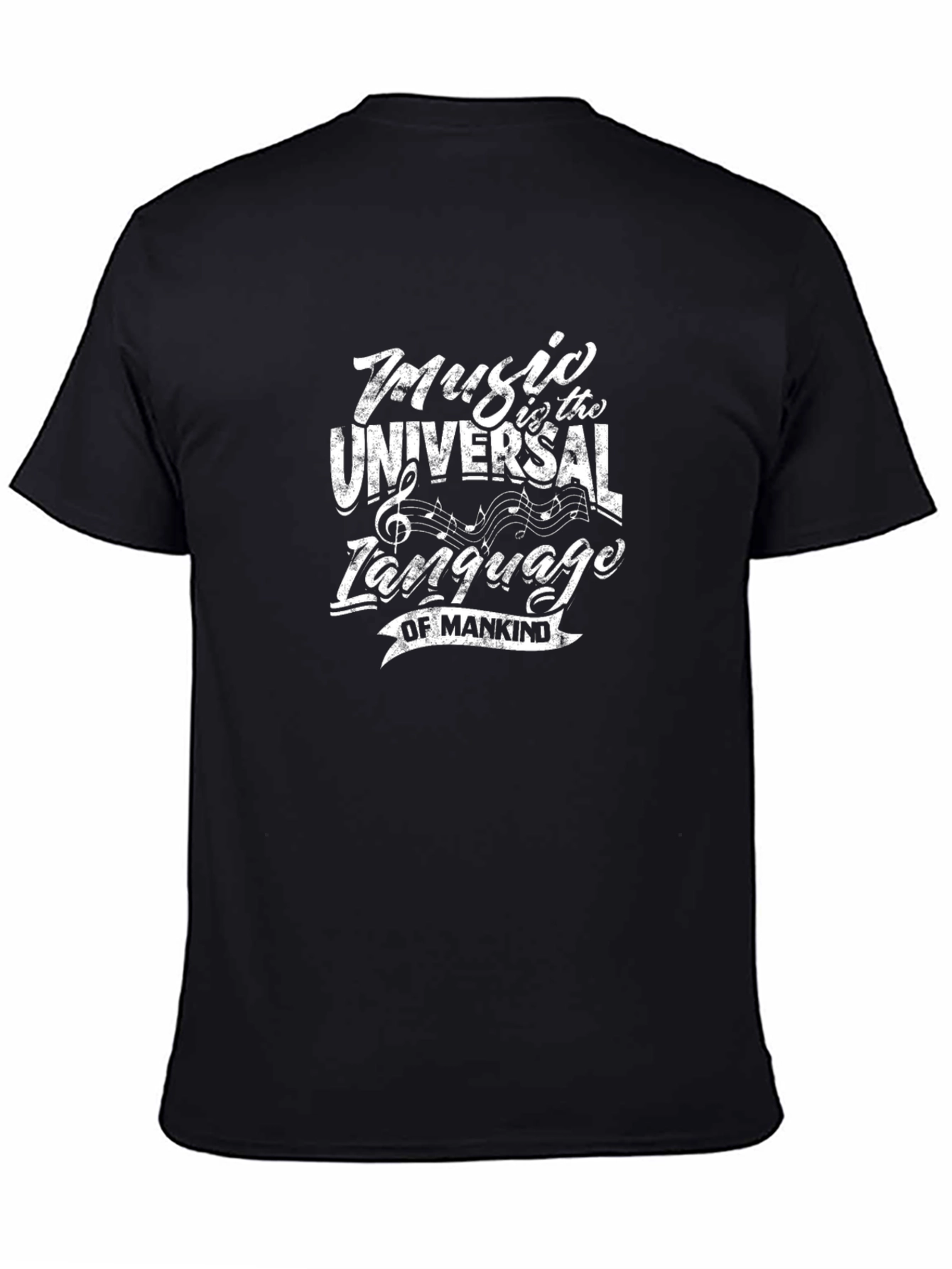 Black Music is the Universal Language T-Shirt view 4