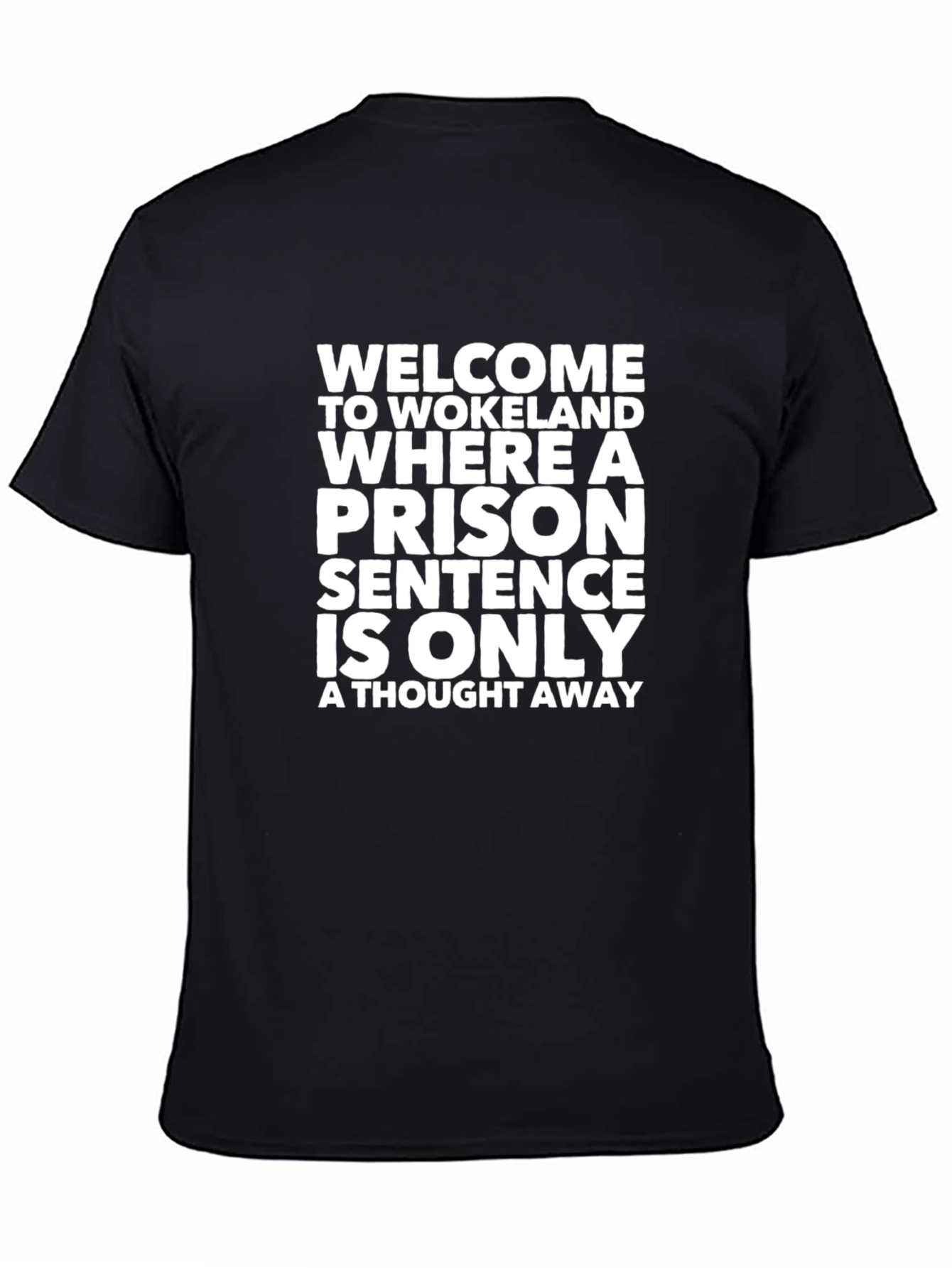 Black Welcome to Wokeland T-Shirt view 4