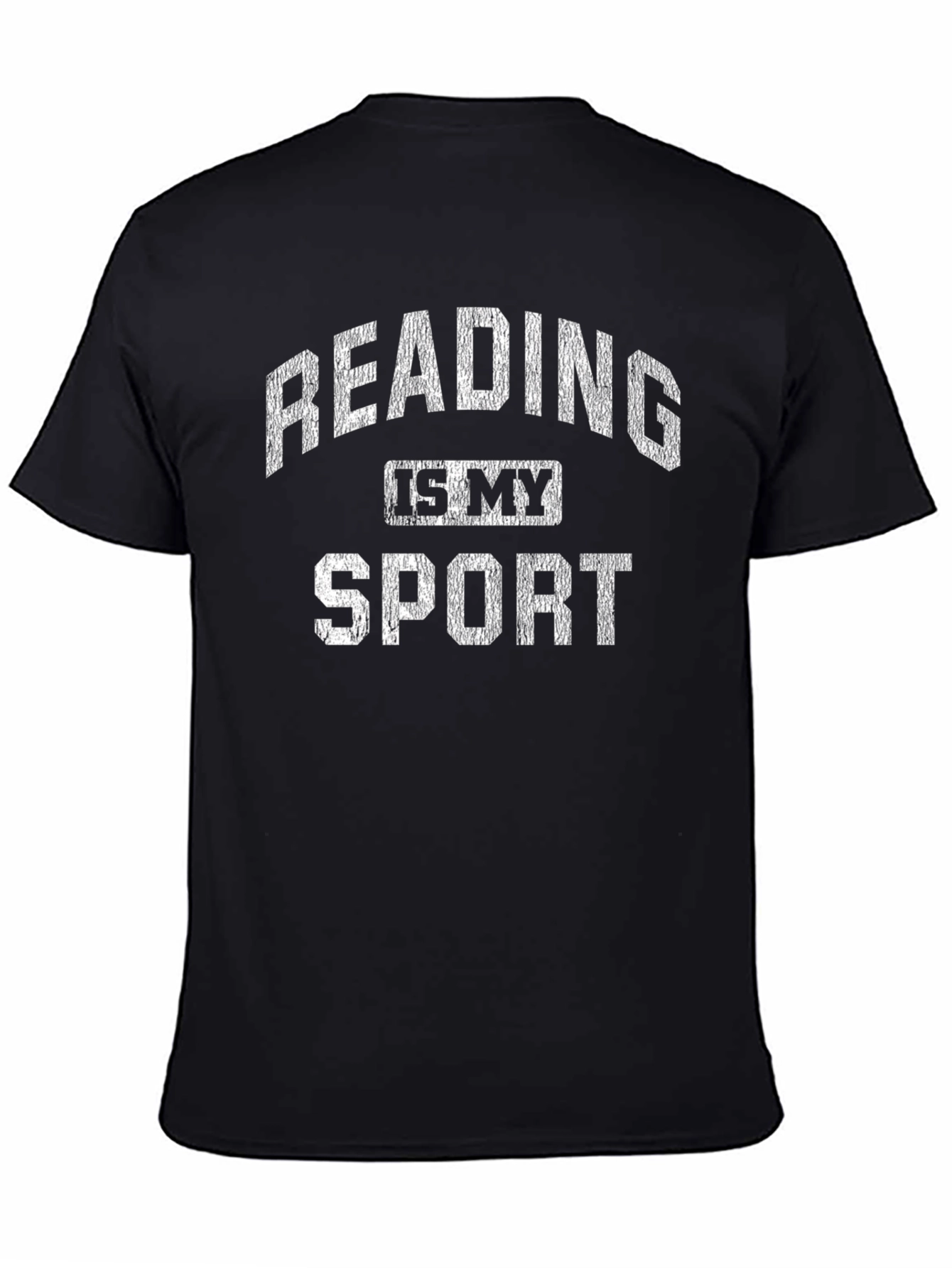 Black Reading is My Sport Graphic T-Shirt view 4