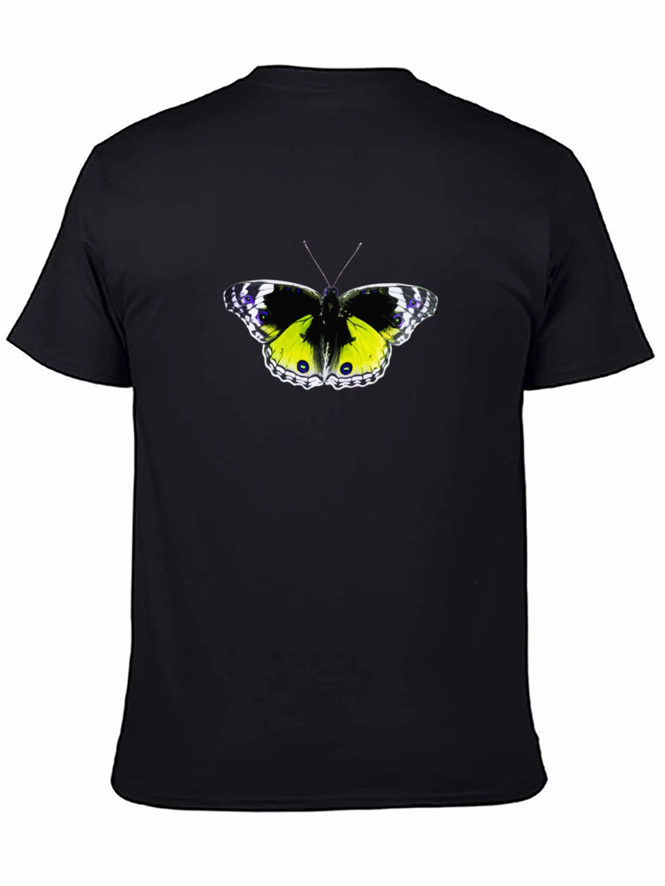 Black Butterfly Graphic Tee - Stylish Black T-Shirt view 4