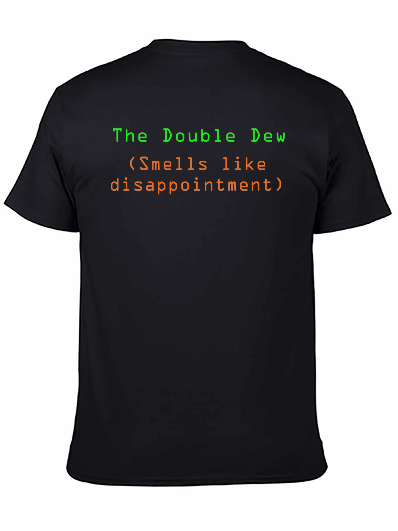 Black The Double Dew Disappointment Graphic Tee - Black Cotton Blend view 4
