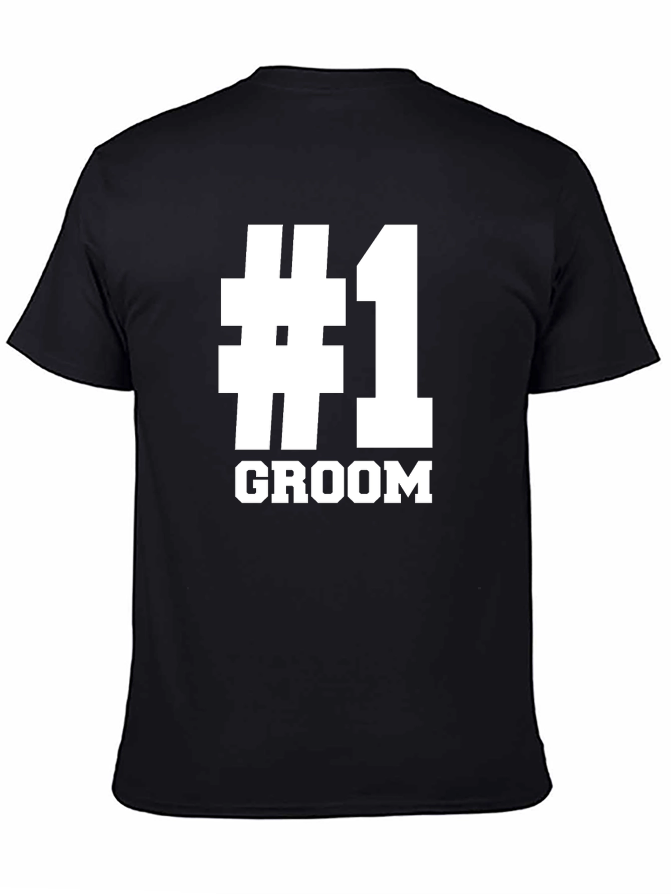 #1 Groom T-Shirt - Wedding Day Apparel - 4