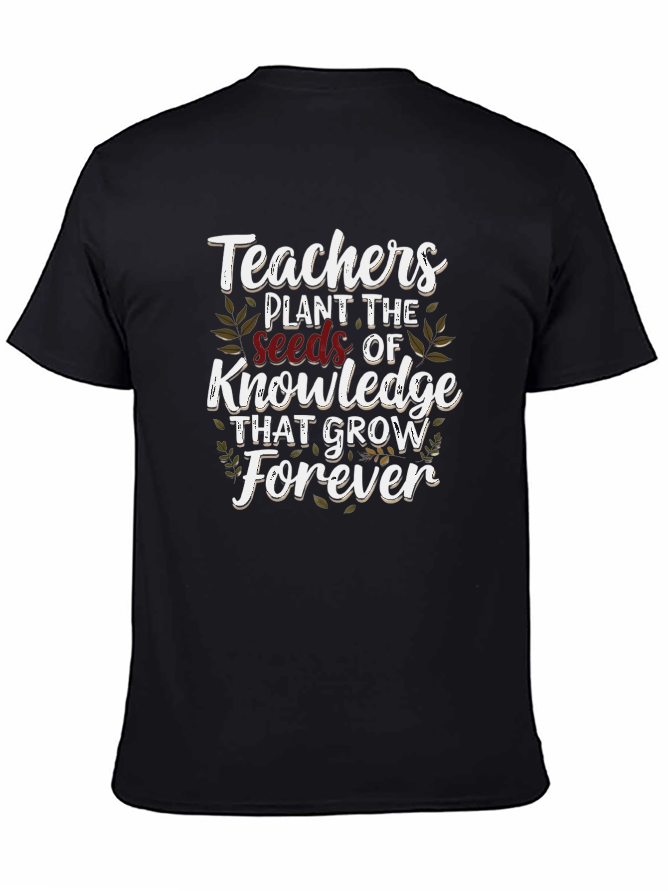 Black Teachers Plant the Seeds T-Shirt view 4