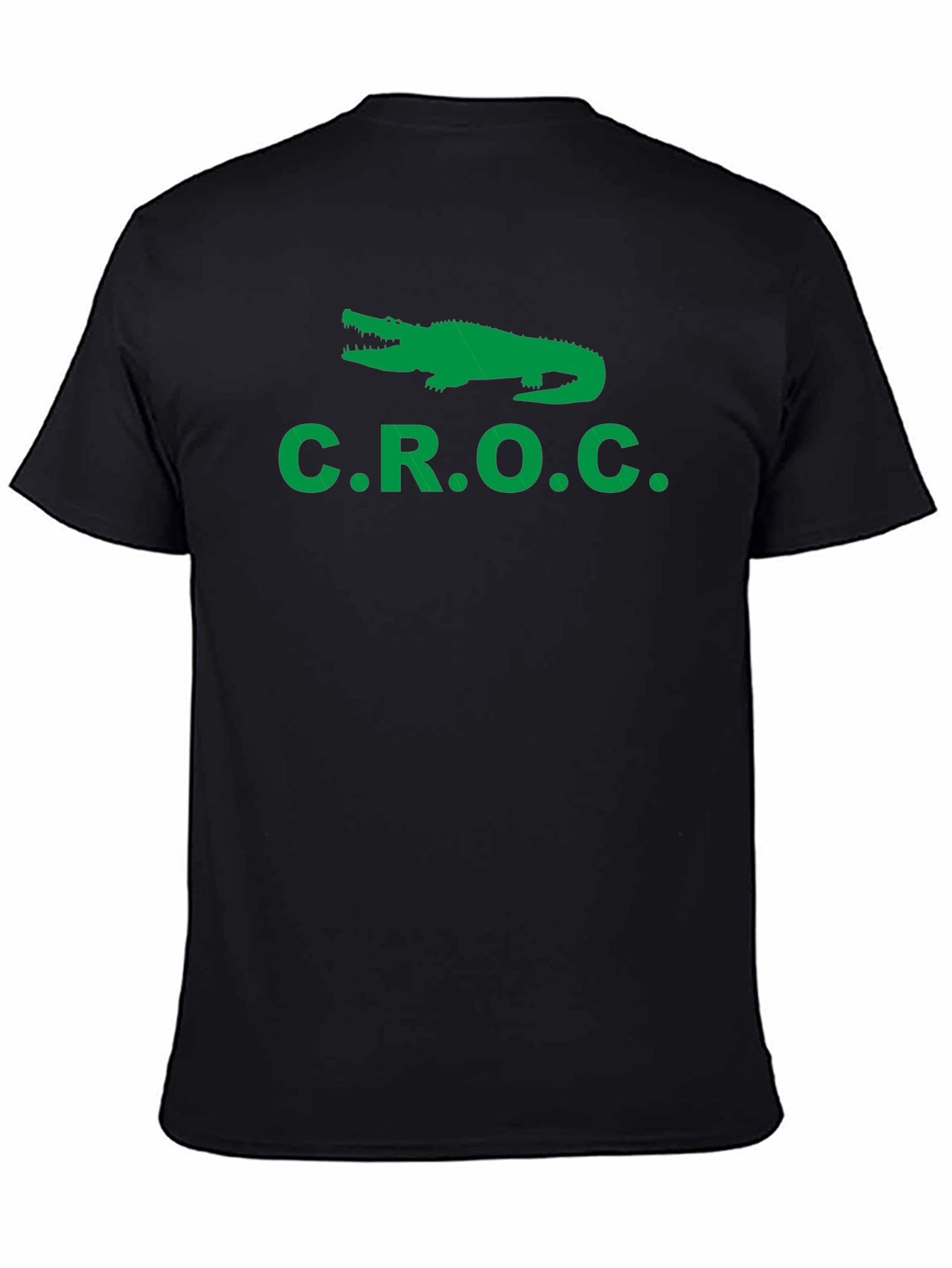 Black C.R.O.C. Alligator Graphic T-Shirt view 4