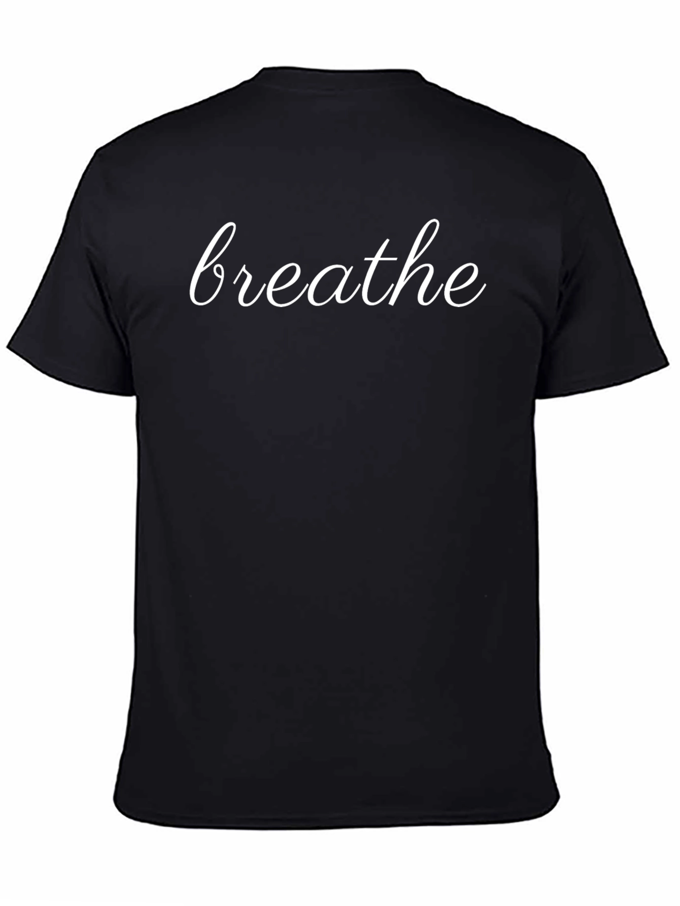 Black Breathe Graphic Tee - Stylish Comfort view 4