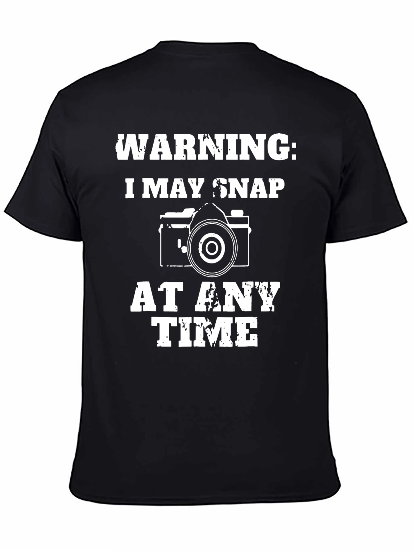 Warning I May Snap at Any Time Camera T-Shirt - 4