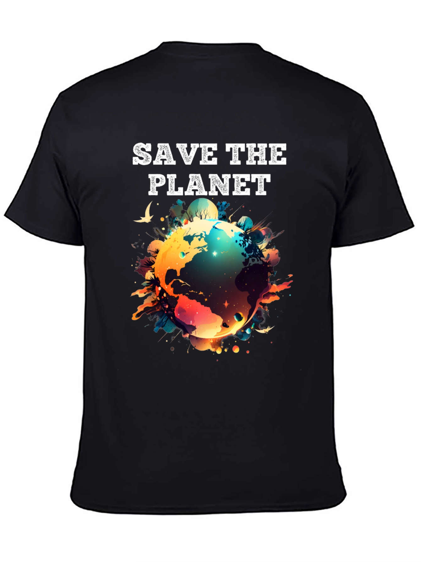 Save the Planet Graphic T-Shirt - Eco-Friendly Fashion - 4