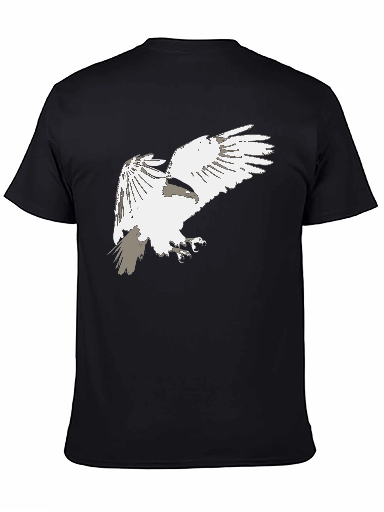 Black Eagle Graphic Print T-Shirt view 4