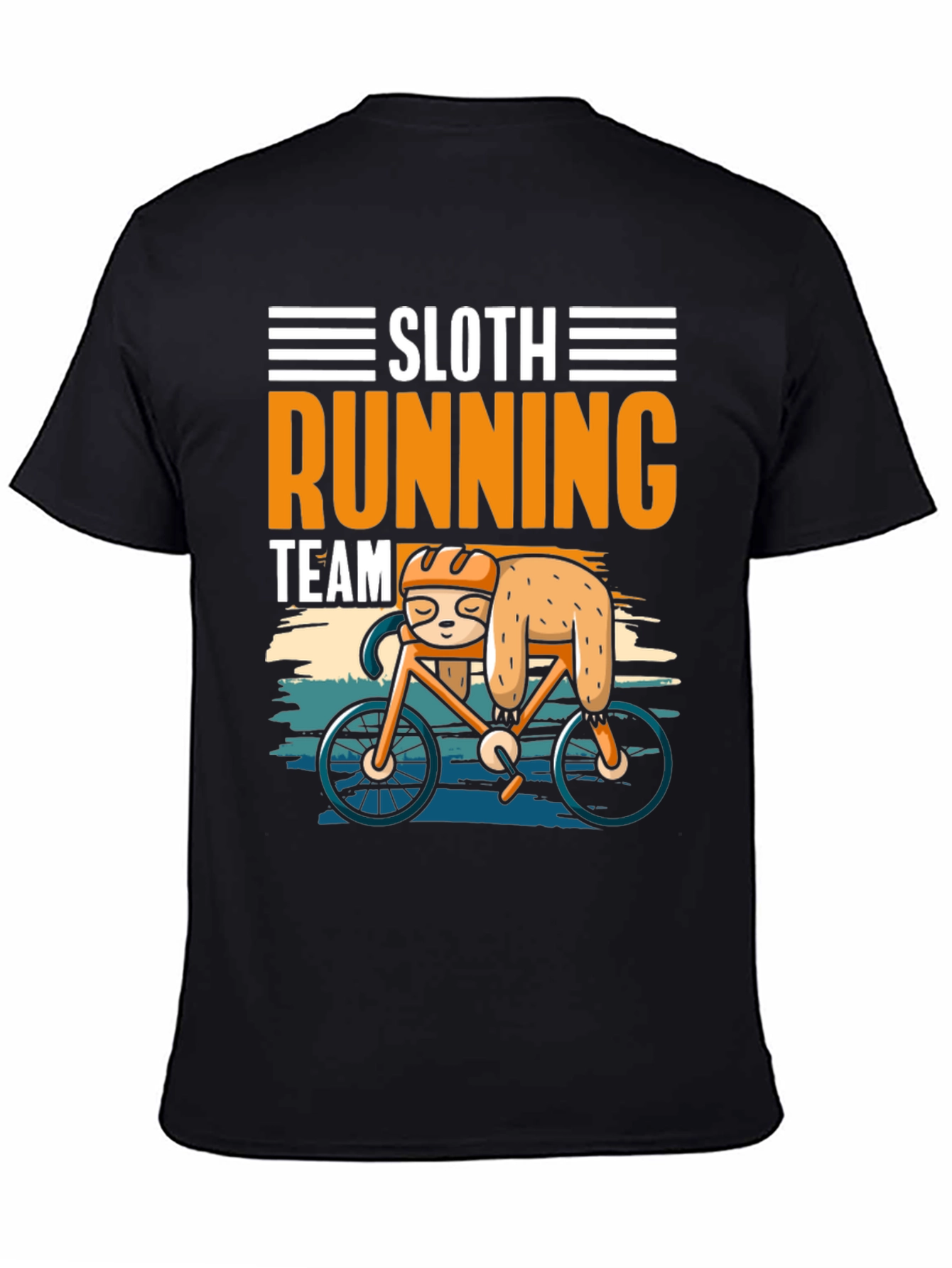 Black Sloth Running Team T-Shirt view 4