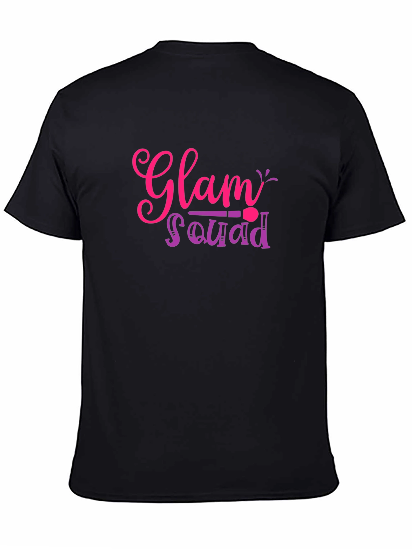 Black Glam Squad Black T-Shirt view 4