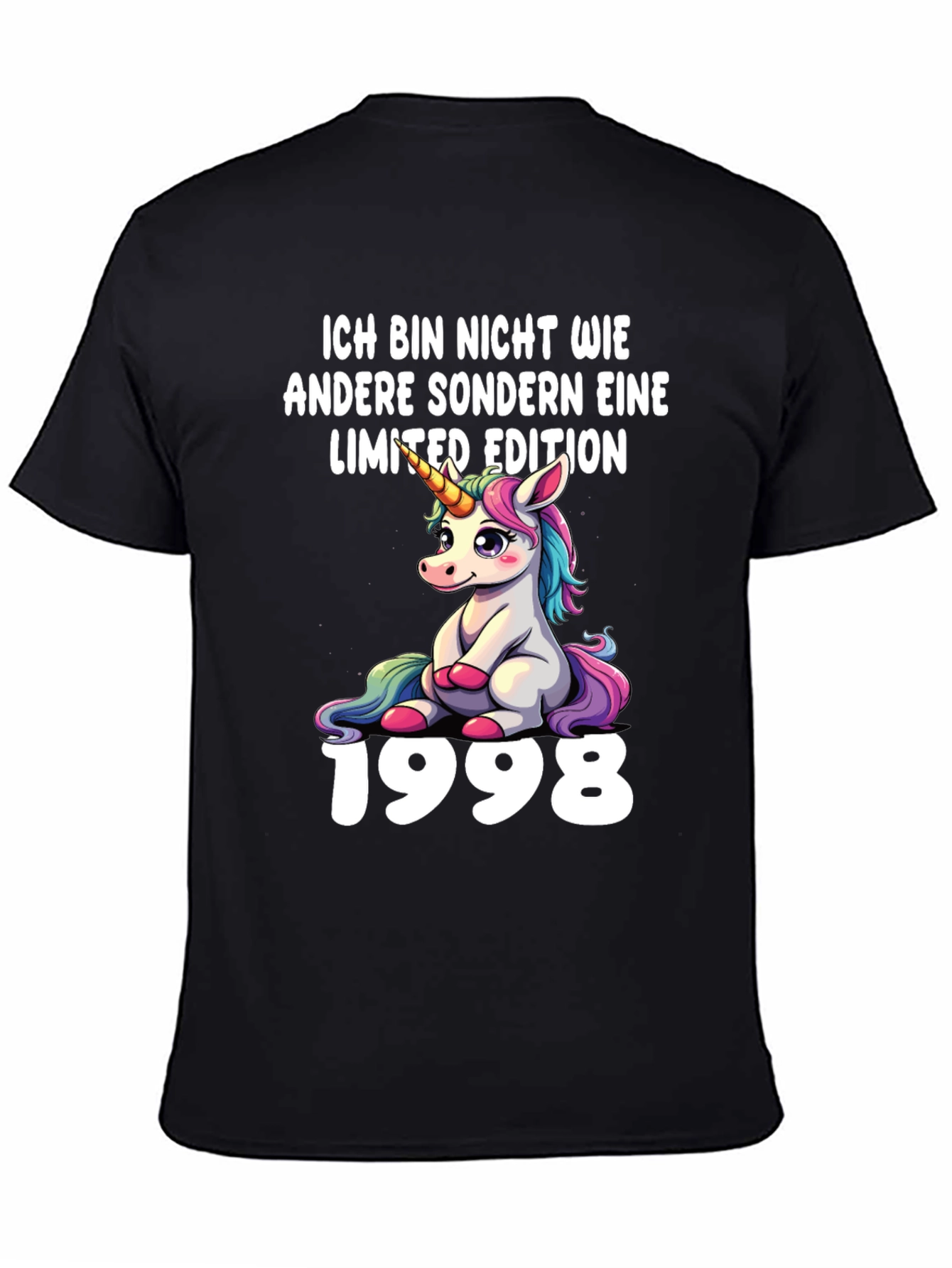 Black Unicorn Limited Edition 1998 Black T-Shirt view 4