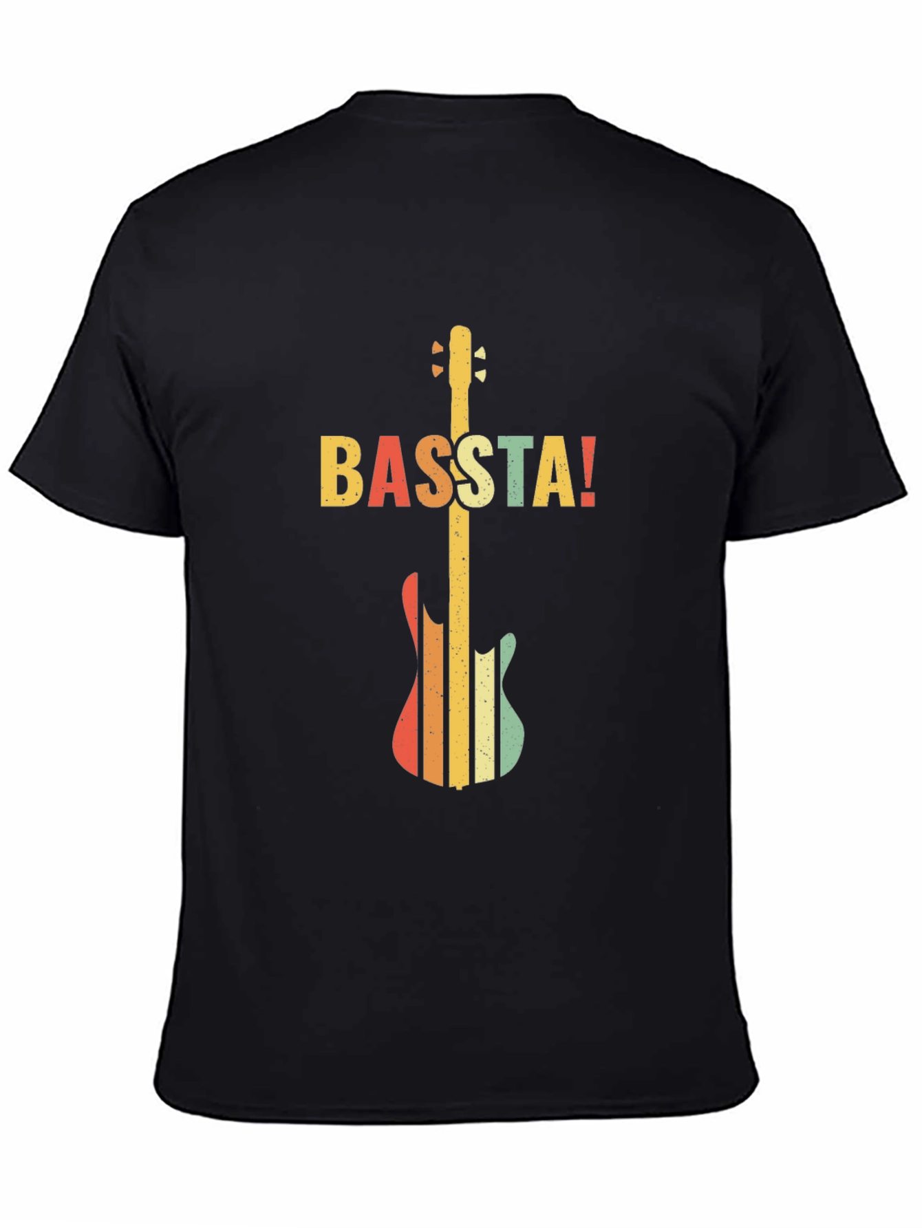 BASS-TA! Retro Style Musician T-Shirt - 4