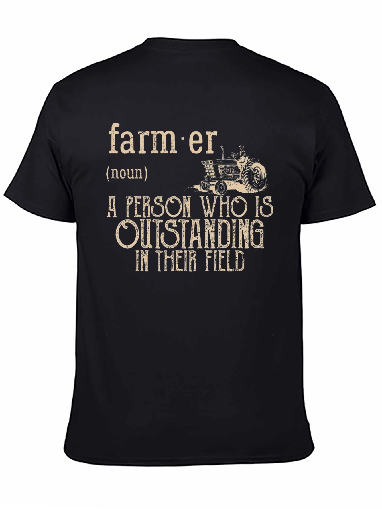 Farmer Definition Graphic Tee - Outstanding in Their Field - 4