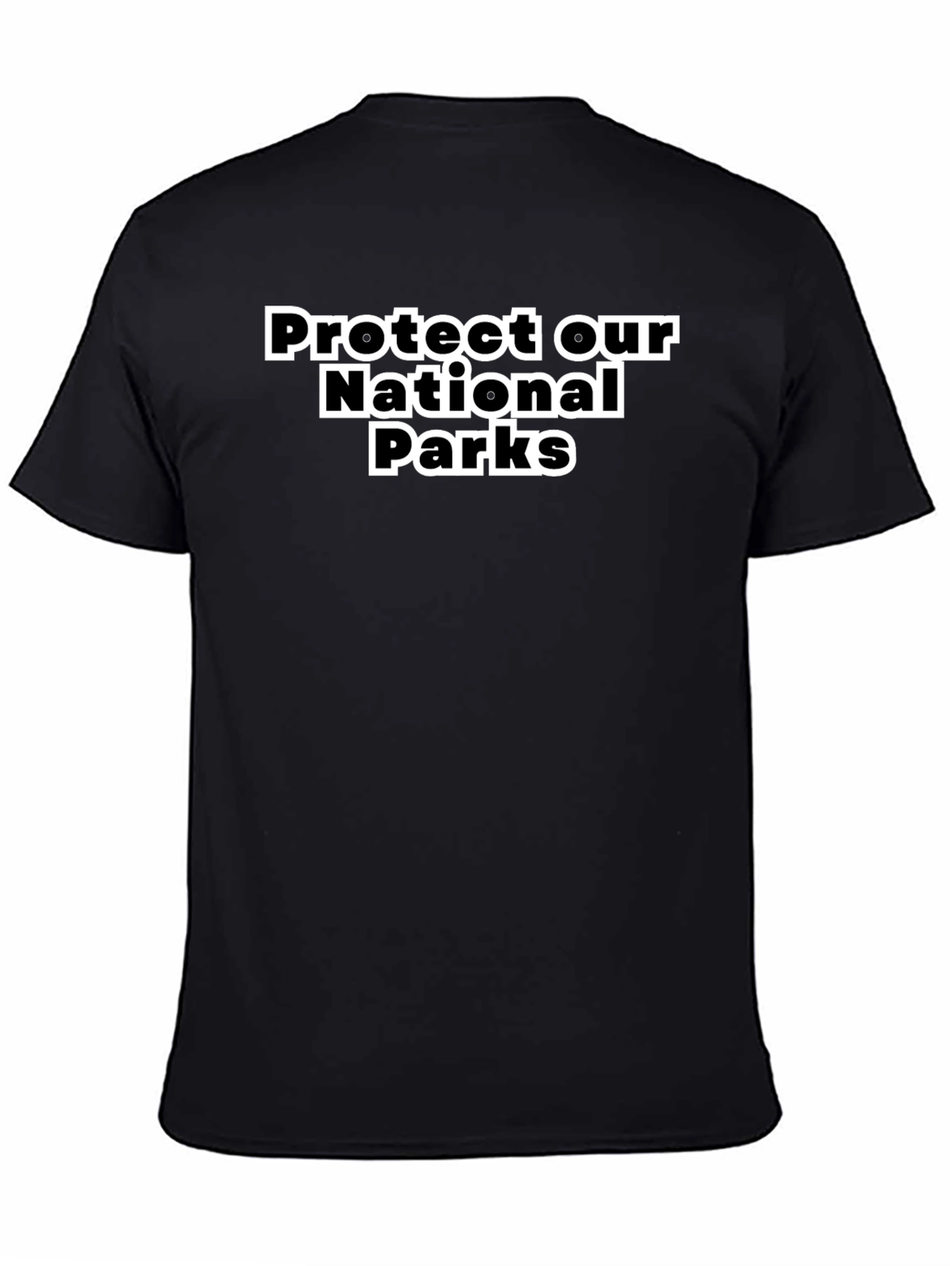 Black Protect Our National Parks Graphic Tee view 4