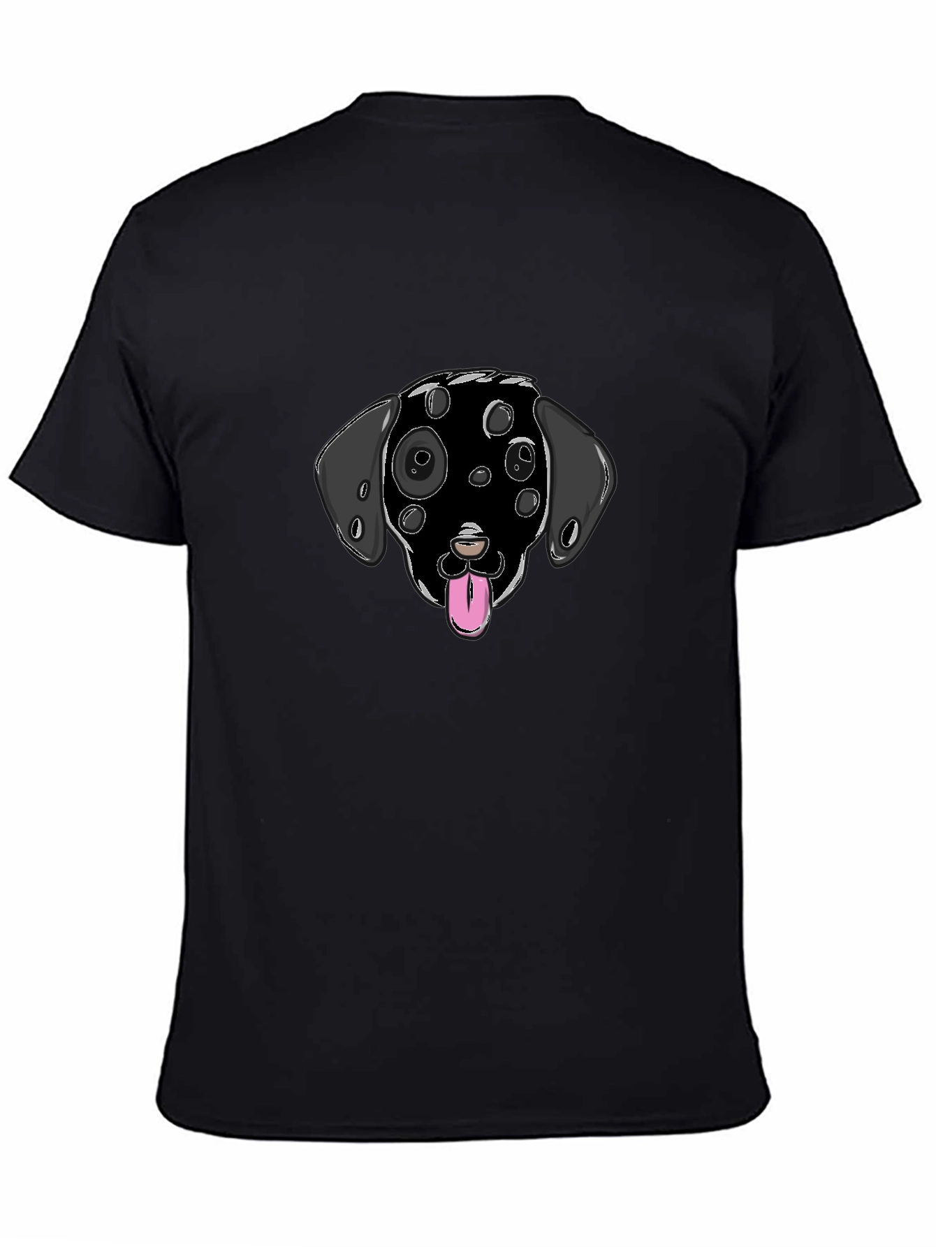 Black Black Dog Spot T-Shirt view 4