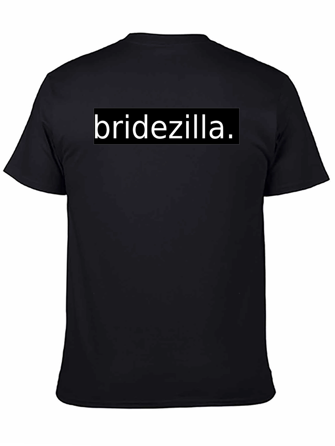 Black Bridezilla T-Shirt - Black Cotton Blend view 4